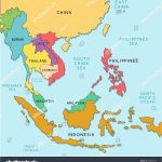 Political Map Southeast Asia New Printable Map South East Asia   Printable Map Of Southeast Asia