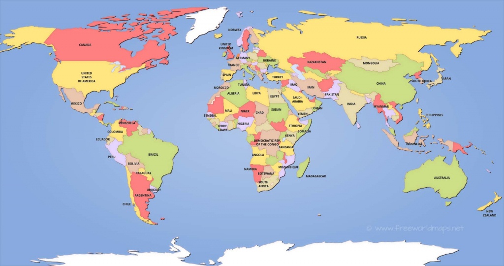 Political World Maps - Free Printable Political World Map