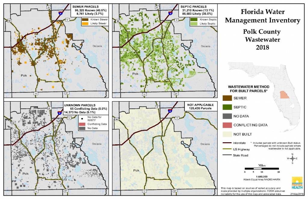 Polk Florida Water Management Inventory Summary | Florida Department - Polk County Florida Parcel Map