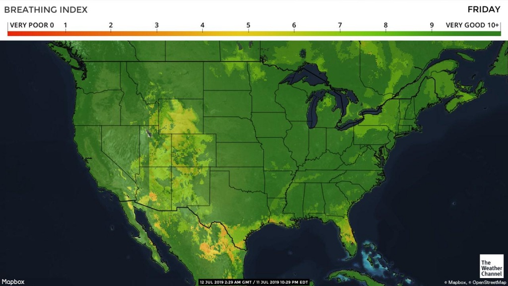 Pollen Count And Allergy Info For Orlando, Fl - Pollen Forecast - Florida Pollen Map