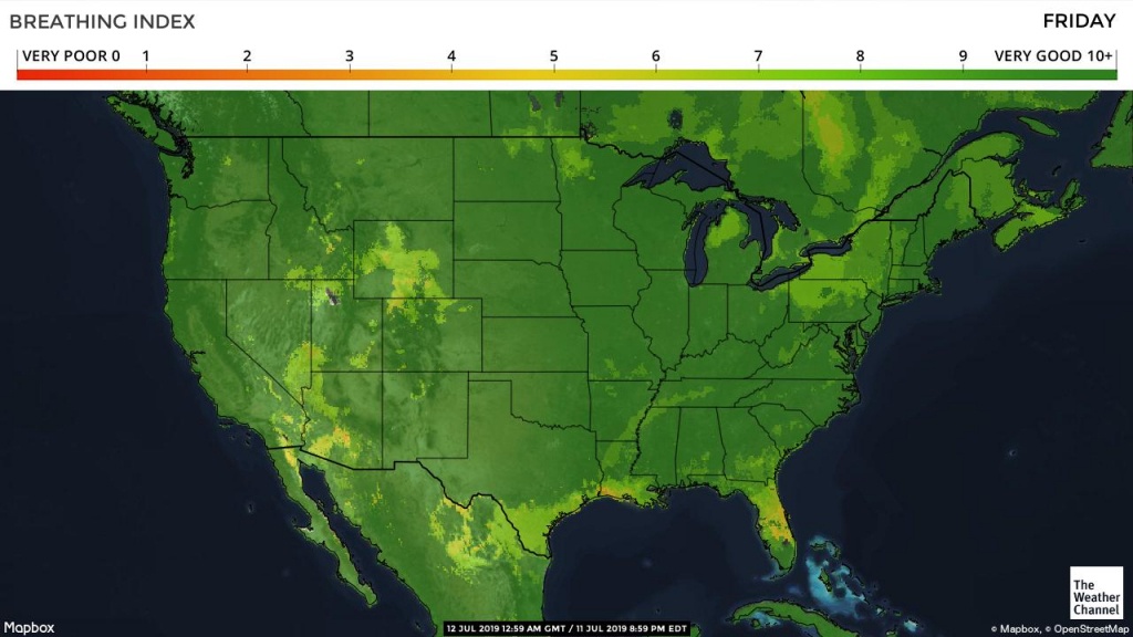 Pollen Count And Allergy Info For Washington, Dc - Pollen Forecast - Allergy Map Texas