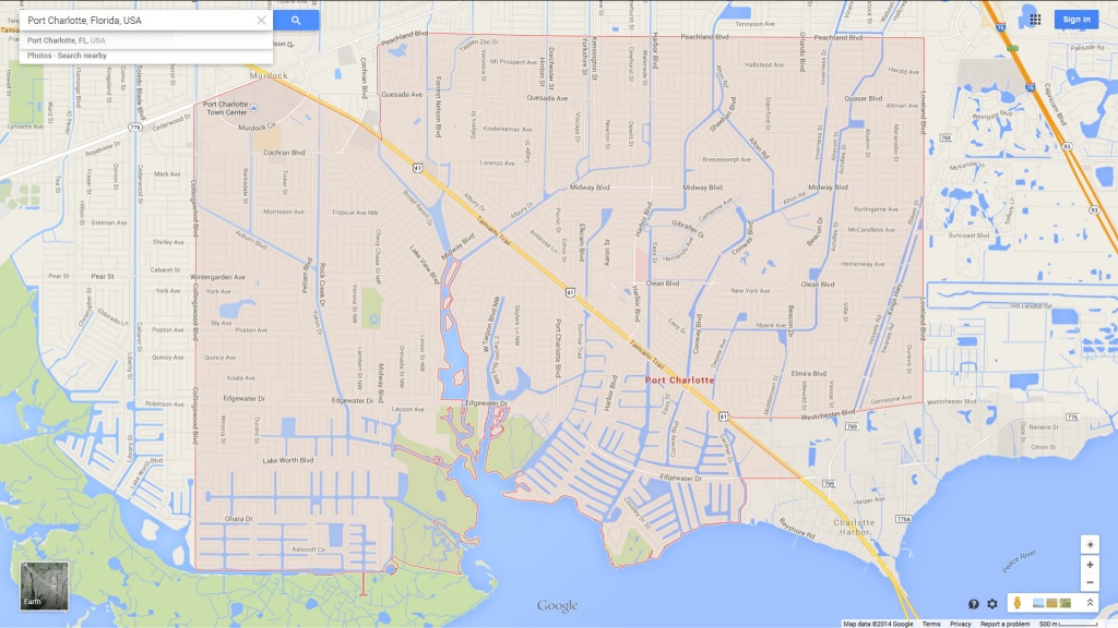 Port Charlotte Florida Map - Google Maps Port Charlotte Florida