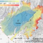 President Visits The Devastating Wildfire At Paradise, California   Southern California Fire Map