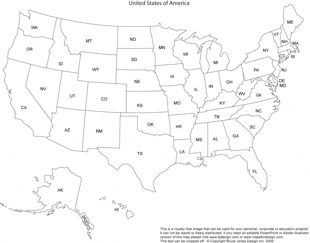 Print Out A Blank Map Of The Us And Have The Kids Color In States - Printable Usa Map