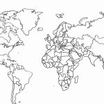 Printable Black And White World Map With Countries 13 1   World Wide   Printable World Map With Countries Black And White