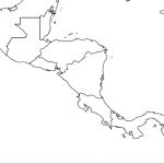 Printable Blank Map Of Central America Diagram New On Outline Free   Printable Blank Map Of Central America
