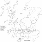 Printable, Blank Uk, United Kingdom Outline Maps • Royalty Free   Blank Map Of Scotland Printable