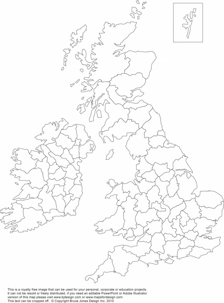 Outline Map Of England Printable
