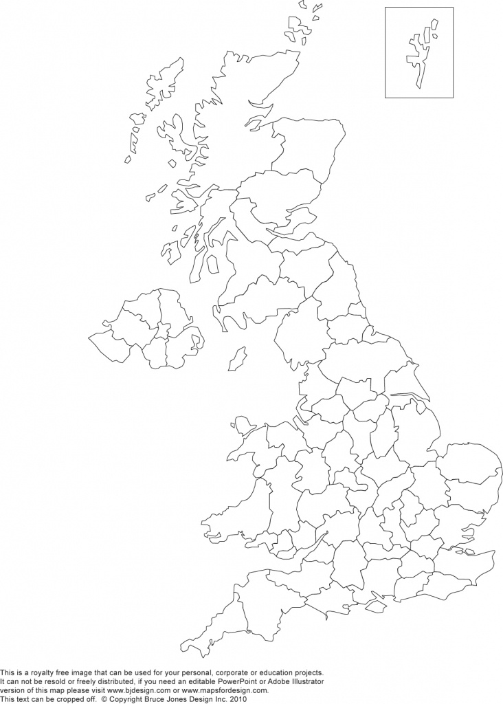 Printable, Blank Uk, United Kingdom Outline Maps • Royalty Free - Printable Map Of England