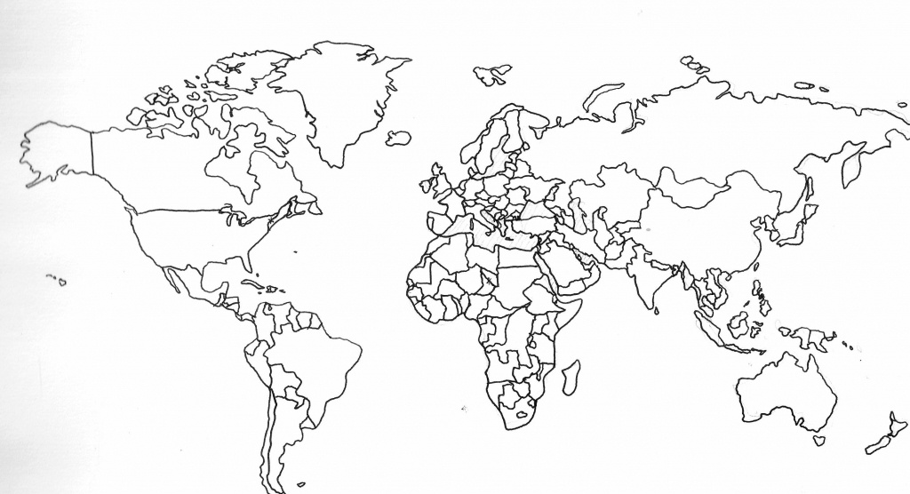 Printable Blank World Map Pdf Diagram For Of The 8 - World Wide Maps - Blank World Map Printable Pdf
