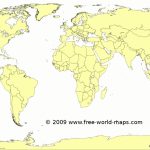 Printable Blank World Maps | Free World Maps   Free Printable World Maps Online