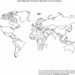 Printable, Blank World Outline Maps • Royalty Free • Globe, Earth   Blank World Map Countries Printable