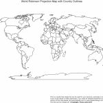 Printable, Blank World Outline Maps • Royalty Free • Globe, Earth   Printable Map Of World Blank