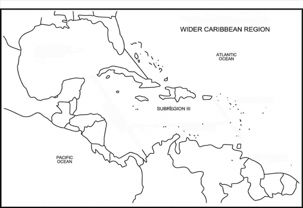 Printable Caribbean Islands Blank Map Diagram Of Central America And - Free Printable Map Of The Caribbean Islands