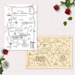 Printable Custom Map Wedding Invitation, Save The Date Or Info Card | Party  Map | Travel | Invitation Map | Wedding Directions | Digital   How To Create A Printable Map For A Wedding Invitation