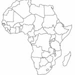 Printable Map Of Africa | Africa World Regional Blank Printable Map   Blank Political Map Of Africa Printable