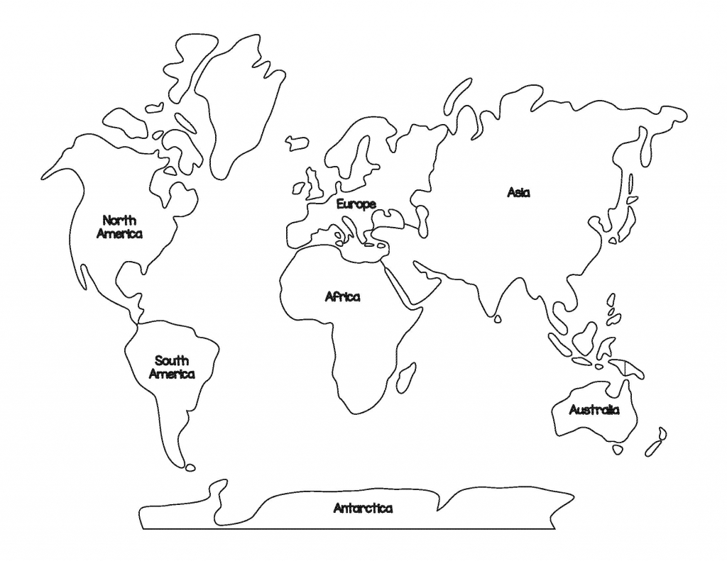 Printable Map Of Antarctica Unique Outline Continent Reference Free - Antarctica Outline Map Printable