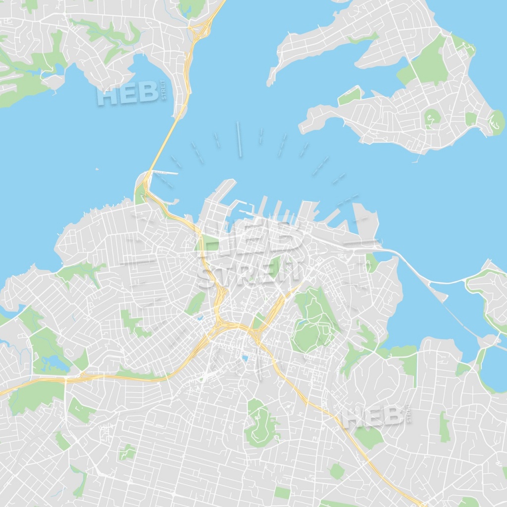 Printable Map Of Auckland, New Zealand - Printable Map Of Auckland