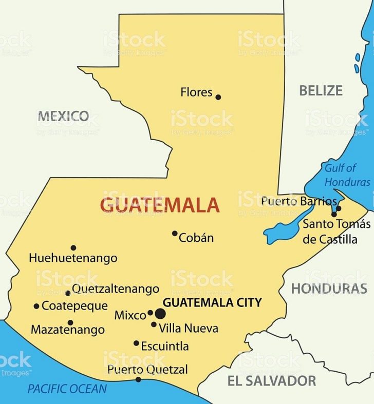 Printable Map Of Guatemala
