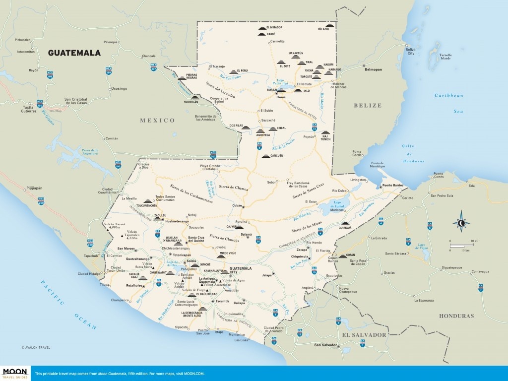 Printable Map Of Guatemala Political | D1Softball - Printable Map Of Guatemala