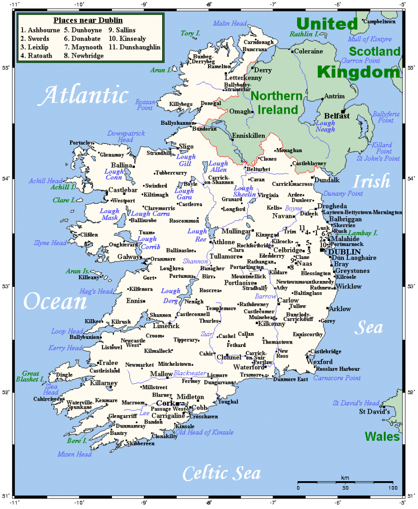 Printable Map Of Ireland - Google Search | Irish | Ireland - Printable Map Of Ireland