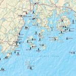 Printable Map Of Maine Lighthouses | Time Zones Map   Printable Map Of Maine Coast