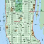 Printable Map Of Manhattan | The International House Is Just To The   Manhattan Road Map Printable