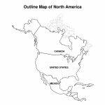 Printable Map Of North America | Pic Outline Map Of North America   Outline Map Of North America Printable
