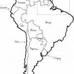 Printable Map Of North And South America And Travel Information   Free Printable Map Of South America
