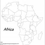 Printable Maps Of Africa | Sitedesignco   Blank Outline Map Of Africa Printable