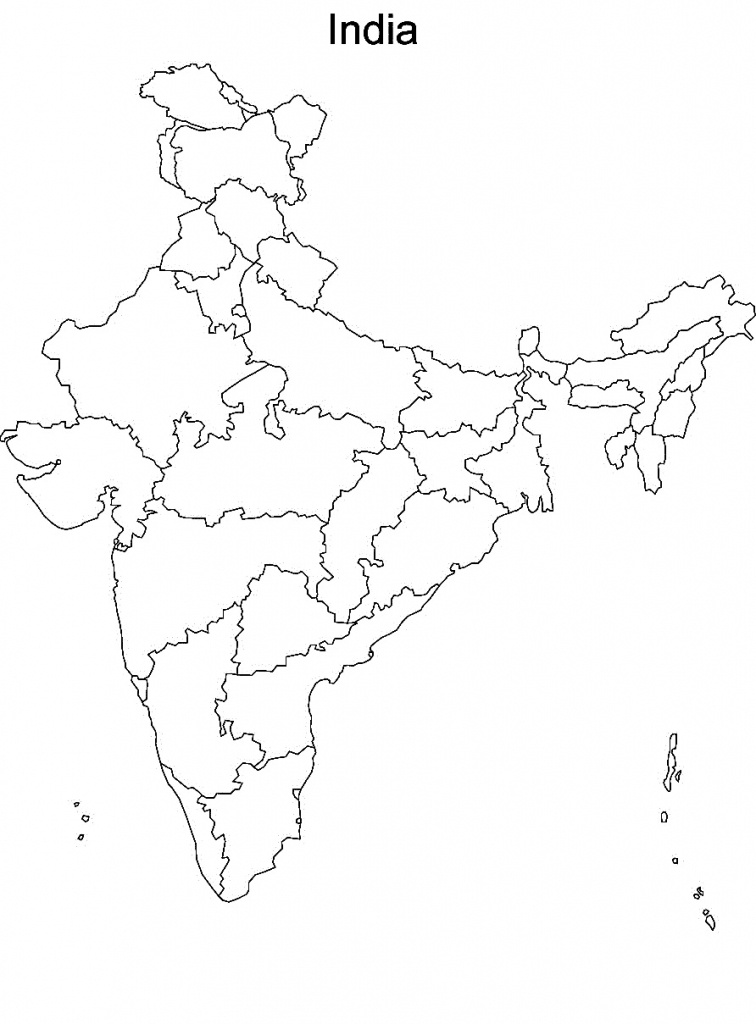 Printable Maps Of India And Travel Information | Download Free - Map Of India Blank Printable