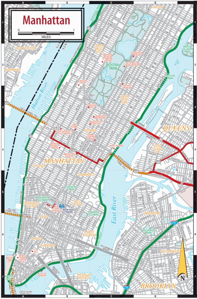 Large Manhattan Maps For Free Download And Print High Resolution