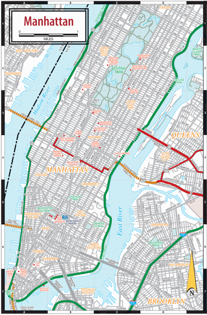 Printable New York City Map | Add This Map To Your Site | Print Map - Printable Street Maps