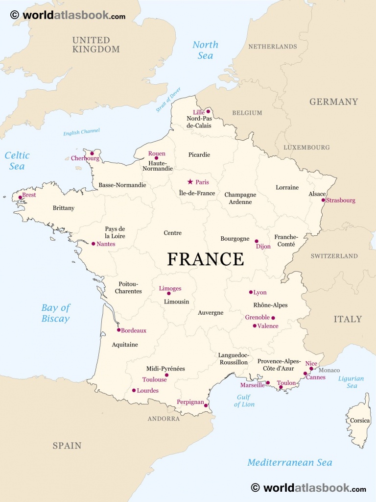 Printable Outline Maps For Kids | Map Of France Outline Blank Map Of - Printable Map Of France With Cities