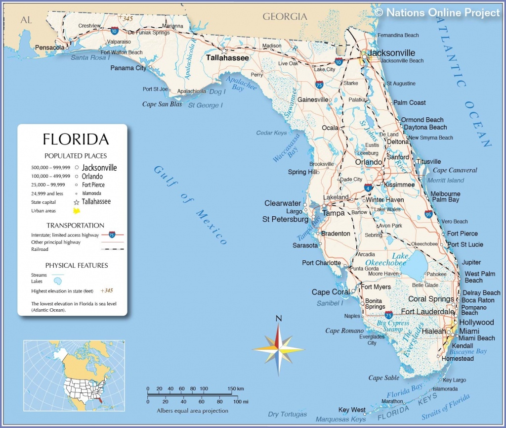 Printable State Of Florida Map - United States Map - Florida State Map Printable