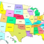 Printable States And Capitals Map Us Quiz Fresh State Usa   Printable States And Capitals Map