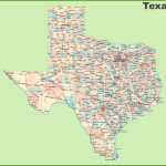 Printable Texas Road Map – Maplewebandpc – Road Map From California To Texas