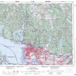 Printable Topographic Map Of Vancouver 092G, Bc   Printable Topographic Maps