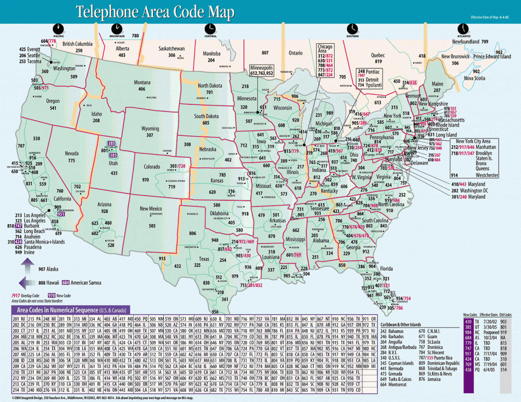 Printable Us Area Code Map | United States Area Codes | Us Area - Printable Area Maps