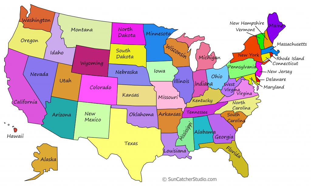 Printable Us Maps With States (Outlines Of America - United States) - Large Printable Us Map