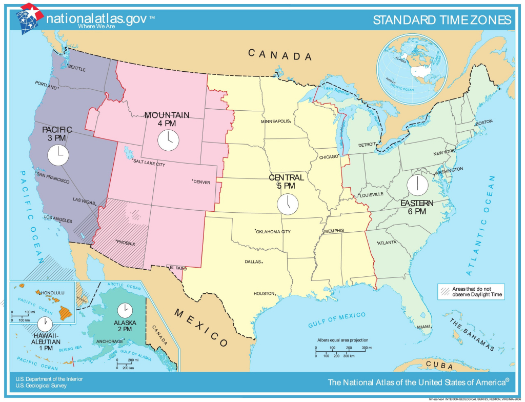 Printable Us Time Zone Map With States New Time Zone Map Usa - Printable Time Zone Map With States
