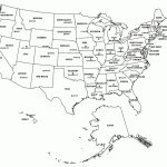 Printable Usa States Capitals Map Names | States | States, Capitals   Map Of United States With State Names Printable