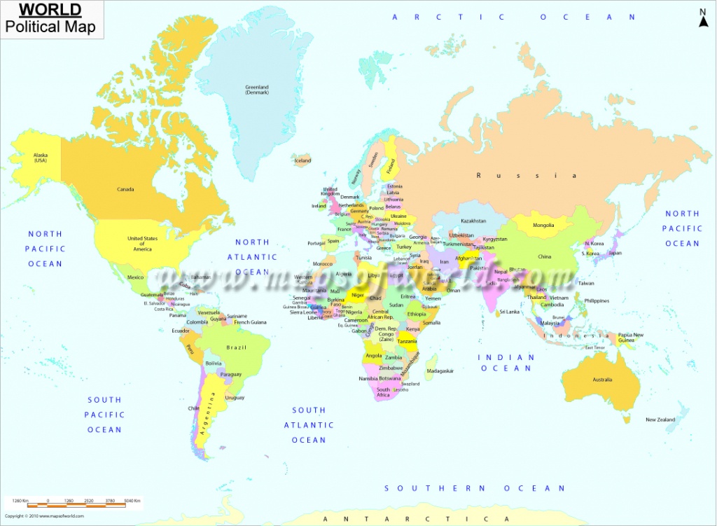 Printable World Map | B&amp;amp;w And Colored - World Map With Capital Cities Printable