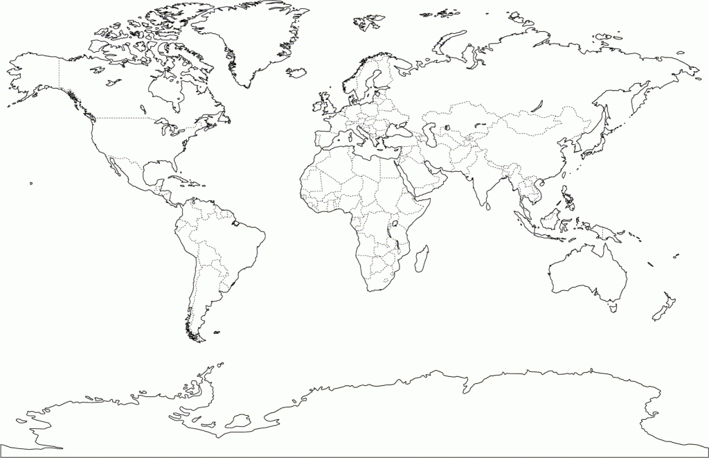 7 Printable Blank Maps For Coloring Activities In Your Geography