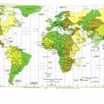 Printable World Maps With Latitude And Longitude And Travel   World Map With Latitude And Longitude Lines Printable