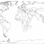 Printable World Maps   World Maps   Map Pictures   Printable World Map With Countries Black And White