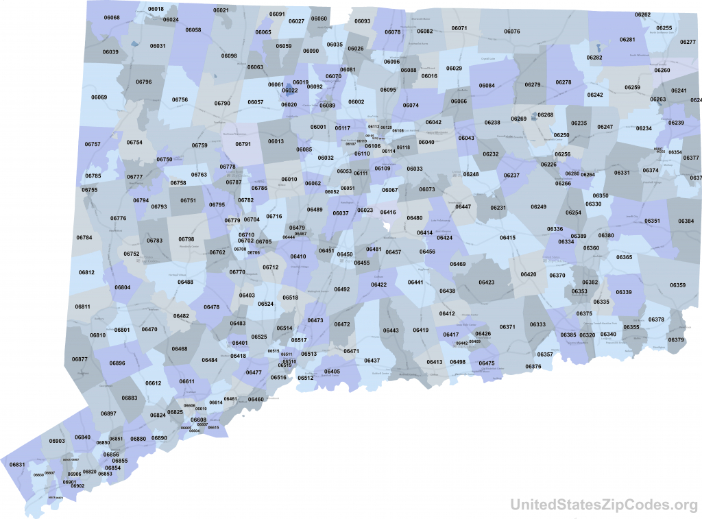 Printable Zip Code Maps - Free Download - Printable Area Code Map