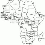 Process Guide Likewise Initially With Then Littlest May Location   Map Of Africa Printable Black And White