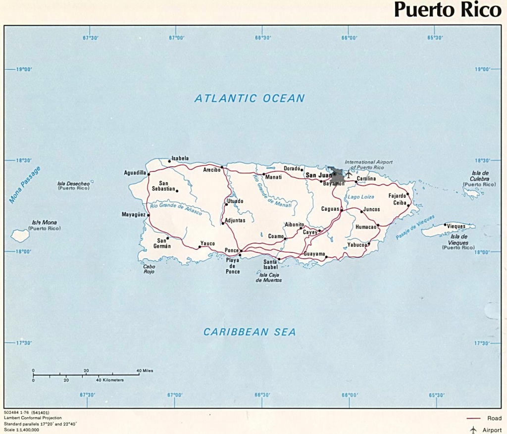 Puerto Rico Maps | Printable Maps Of Puerto Rico For Download - Printable Map Of Puerto Rico For Kids