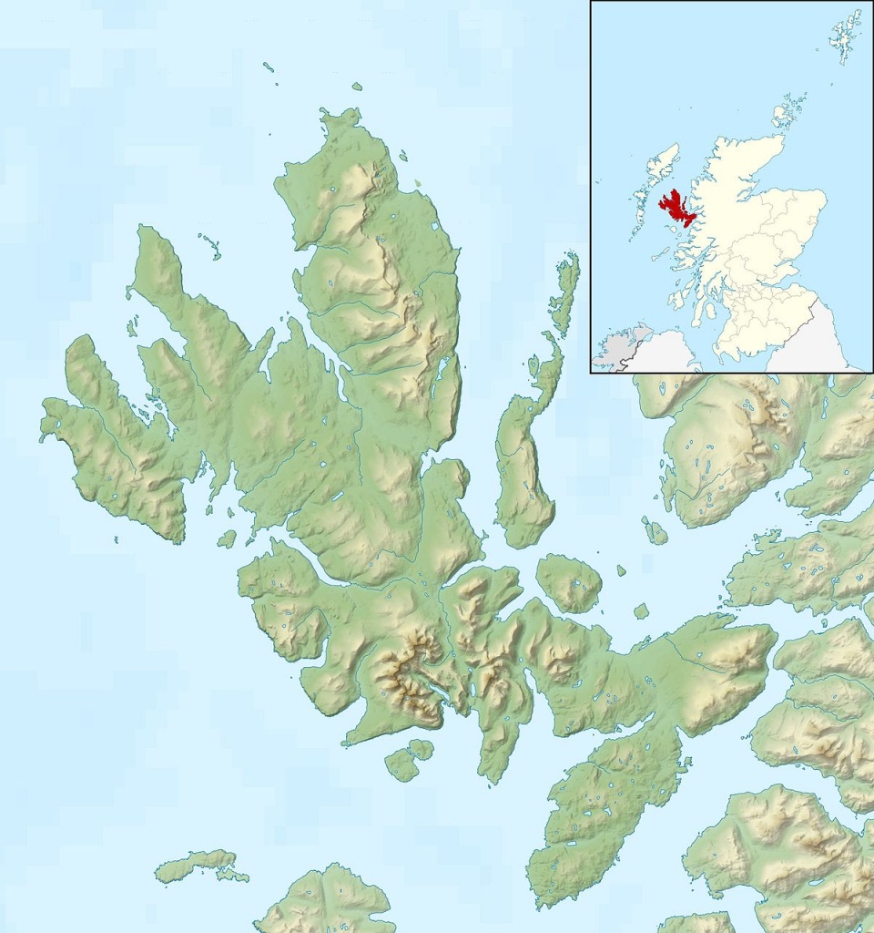 Raasay - Wikipedia - Printable Map Skye